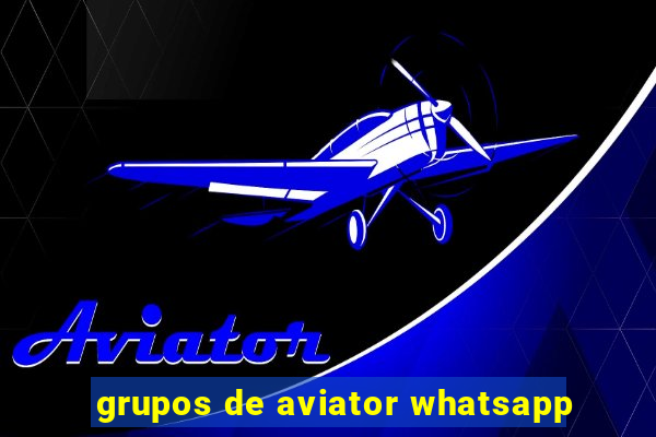 grupos de aviator whatsapp